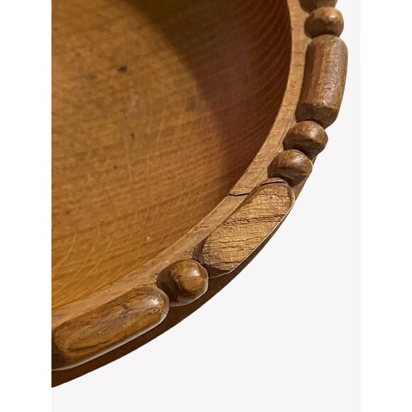 SIGNED Hans Steiner Hand Carved Wooden Trinket Box Bowl & Lid Saulgau Germany - Picture 10 of 13